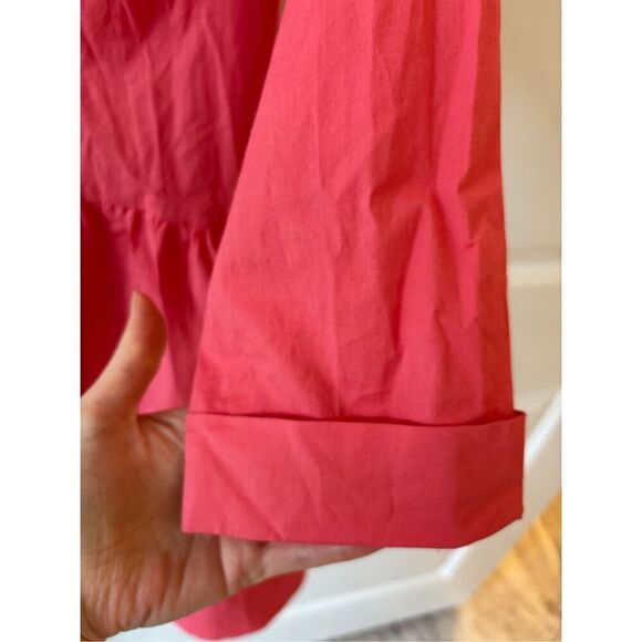 NwOT Tuckernuck Poppy Pink Royal Shirt Dress, small $168 - Picture 4 of 10